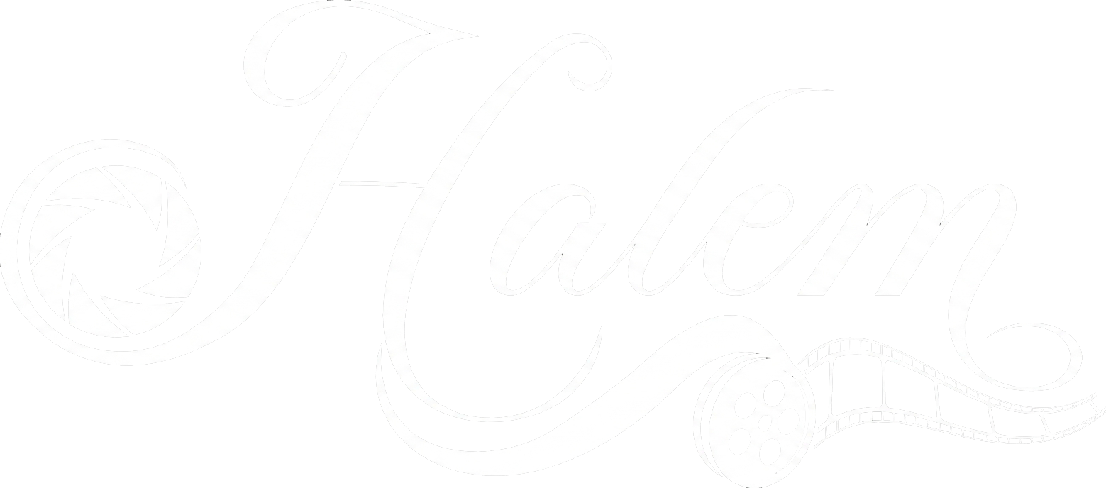 Halem logo with film and lens motifs.